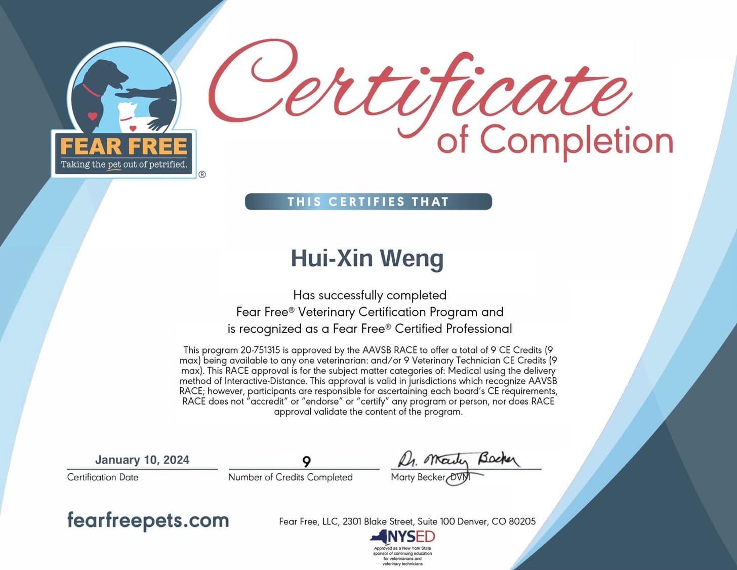 FEAR FREE零恐懼醫療